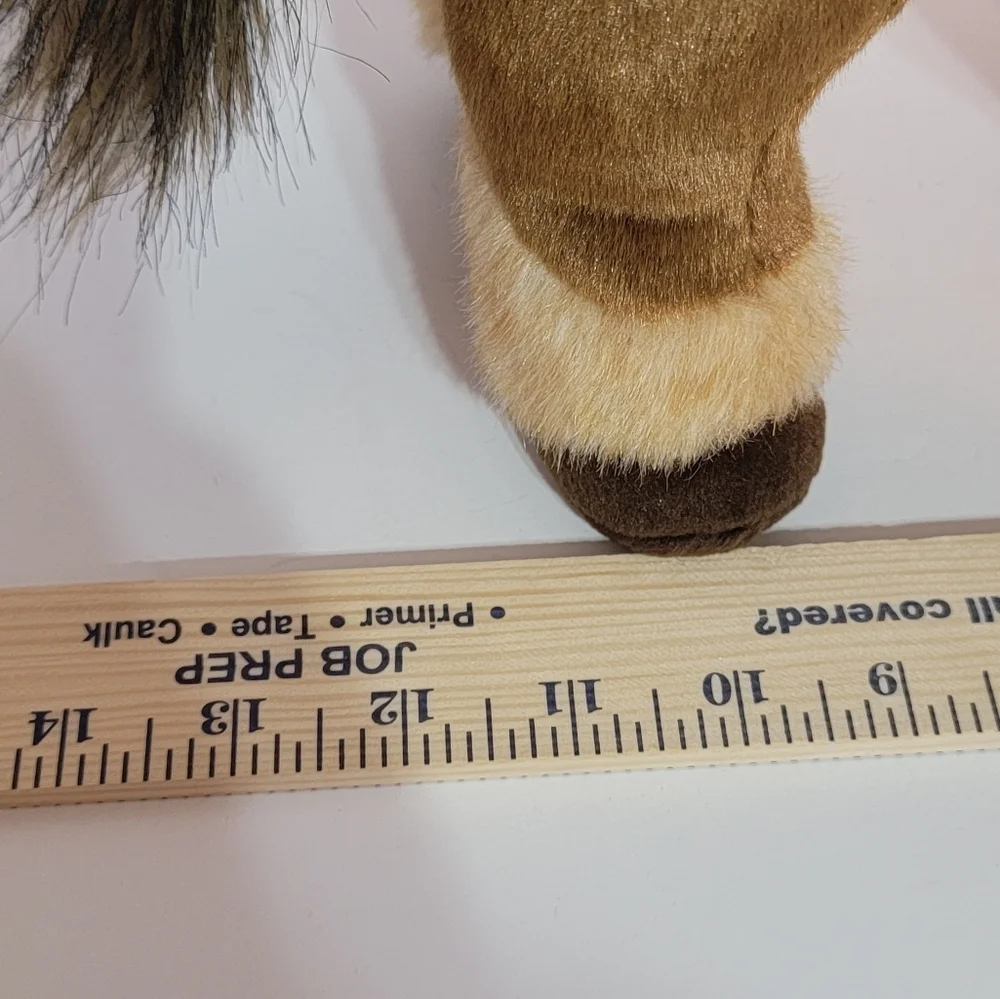 TY 2002 Horse Plush Tornado Stuffed Animal Toy Stands Sits 13